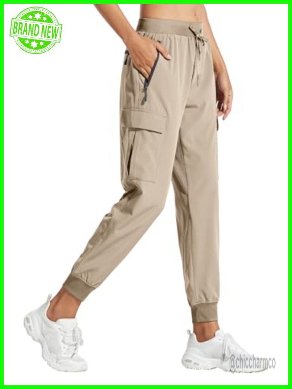 Libin Women's Hiking Cargo Pants Quick Dry Joggers UPF 50+